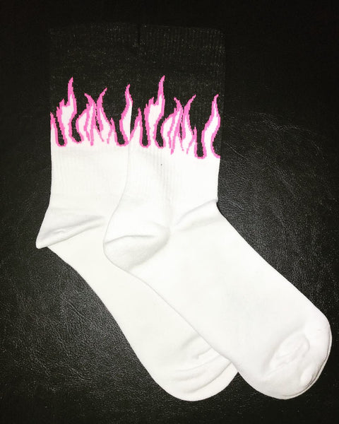 “Flaming Hawt” Socks