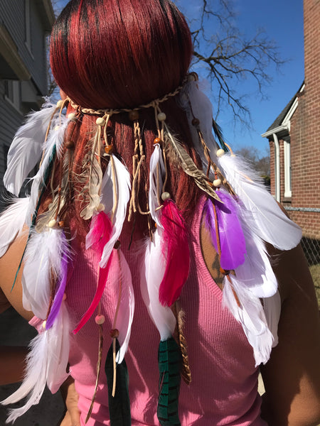 “Chella” Feather Headbands