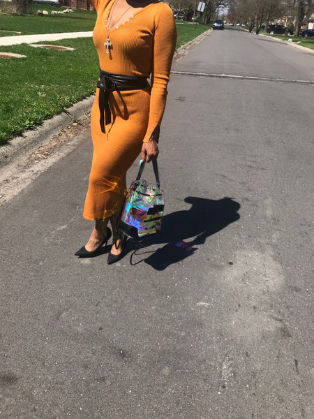 “Reflections” Bucket Bag