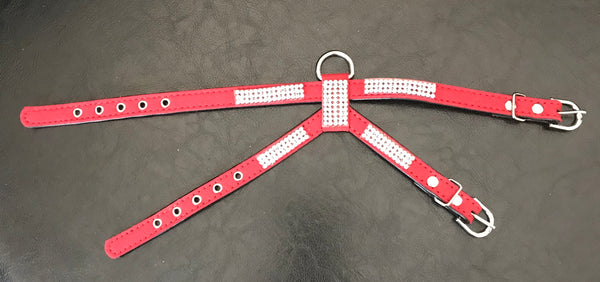 “Go Poochy” Double Strap Bling Harness