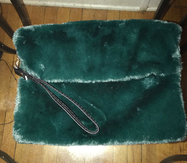 Faux Fur Wristlet