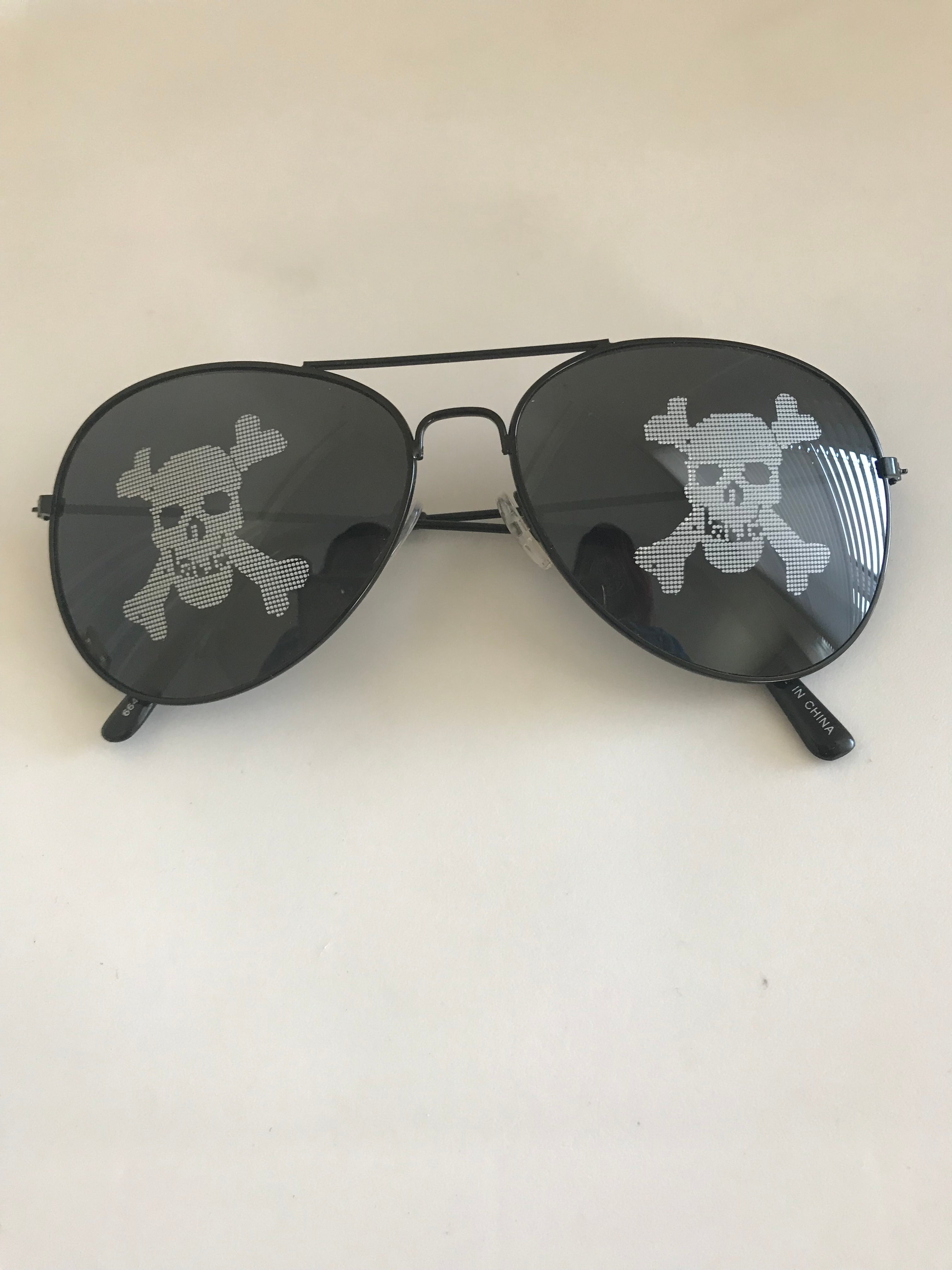 Skull Aviator Shades