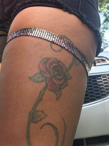 “Metallic Goddess” Thigh Chain
