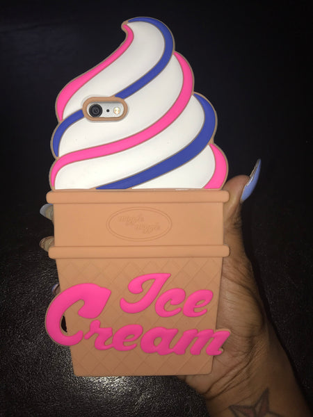 "Swirling" Ice Cream iPhone 6 Plus Case