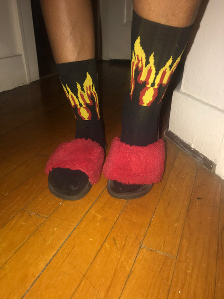 “Flaming Hawt” Socks