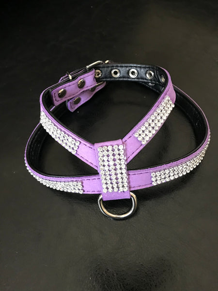 “Go Poochy” Double Strap Bling Harness