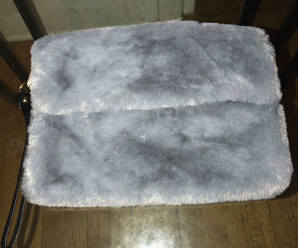 Faux Fur Wristlet