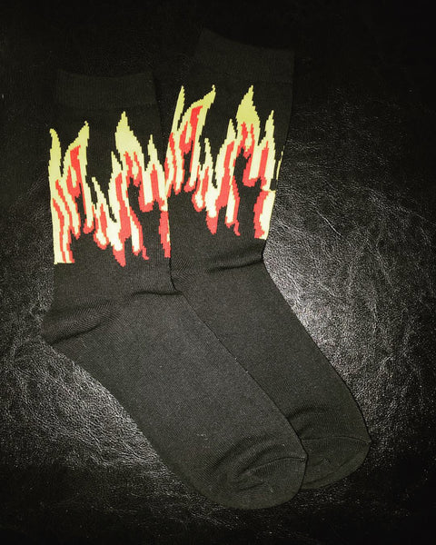 “Flaming Hawt” Socks