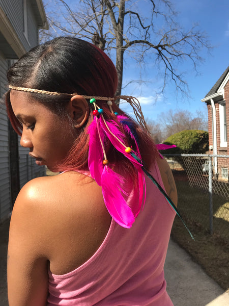 “Chella” Feather Headbands