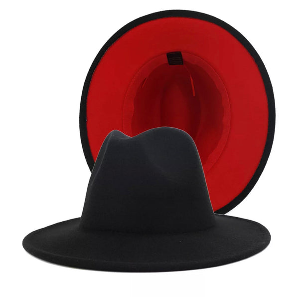 “Bossy” Red Bottom Fedora