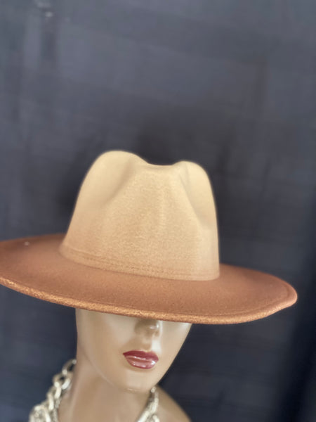 2 Tone Ombré Fedoras
