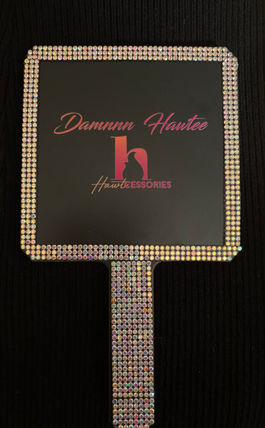 “Blingy Hawtee” Handheld Mirror
