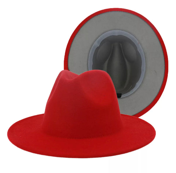 “Bossy” Red Bottom Fedora