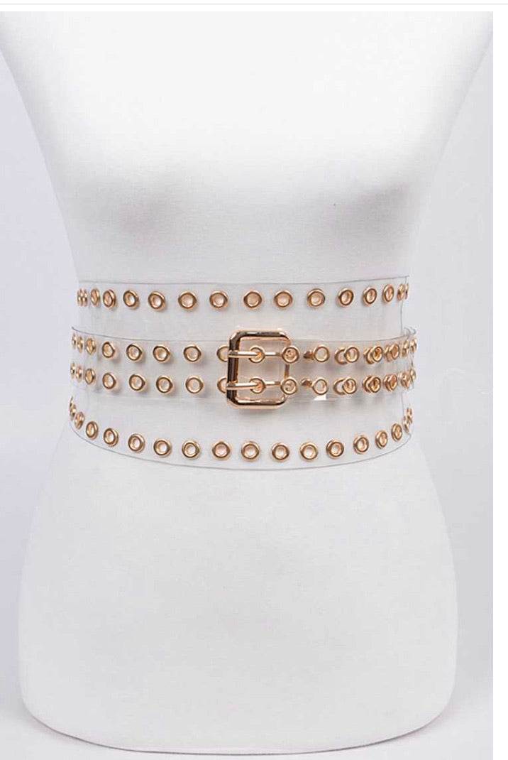 “What Waist” Clear Wrap Belt