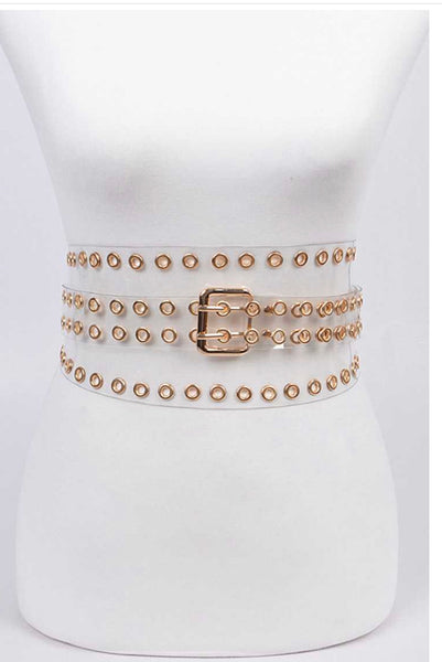 “What Waist” Clear Wrap Belt