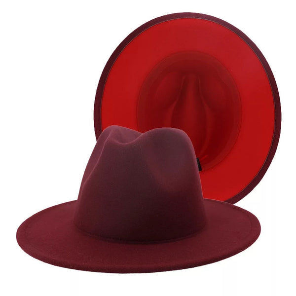 “Bossy” Red Bottom Fedora