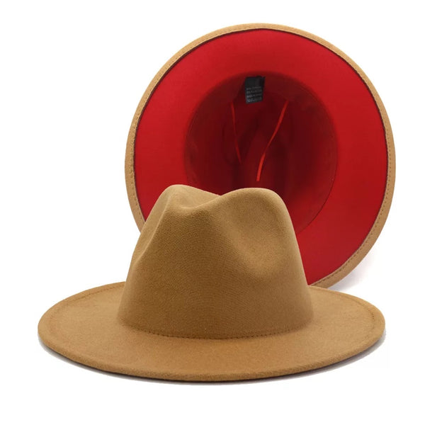 “Bossy” Red Bottom Fedora