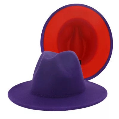 “Bossy” Red Bottom Fedora