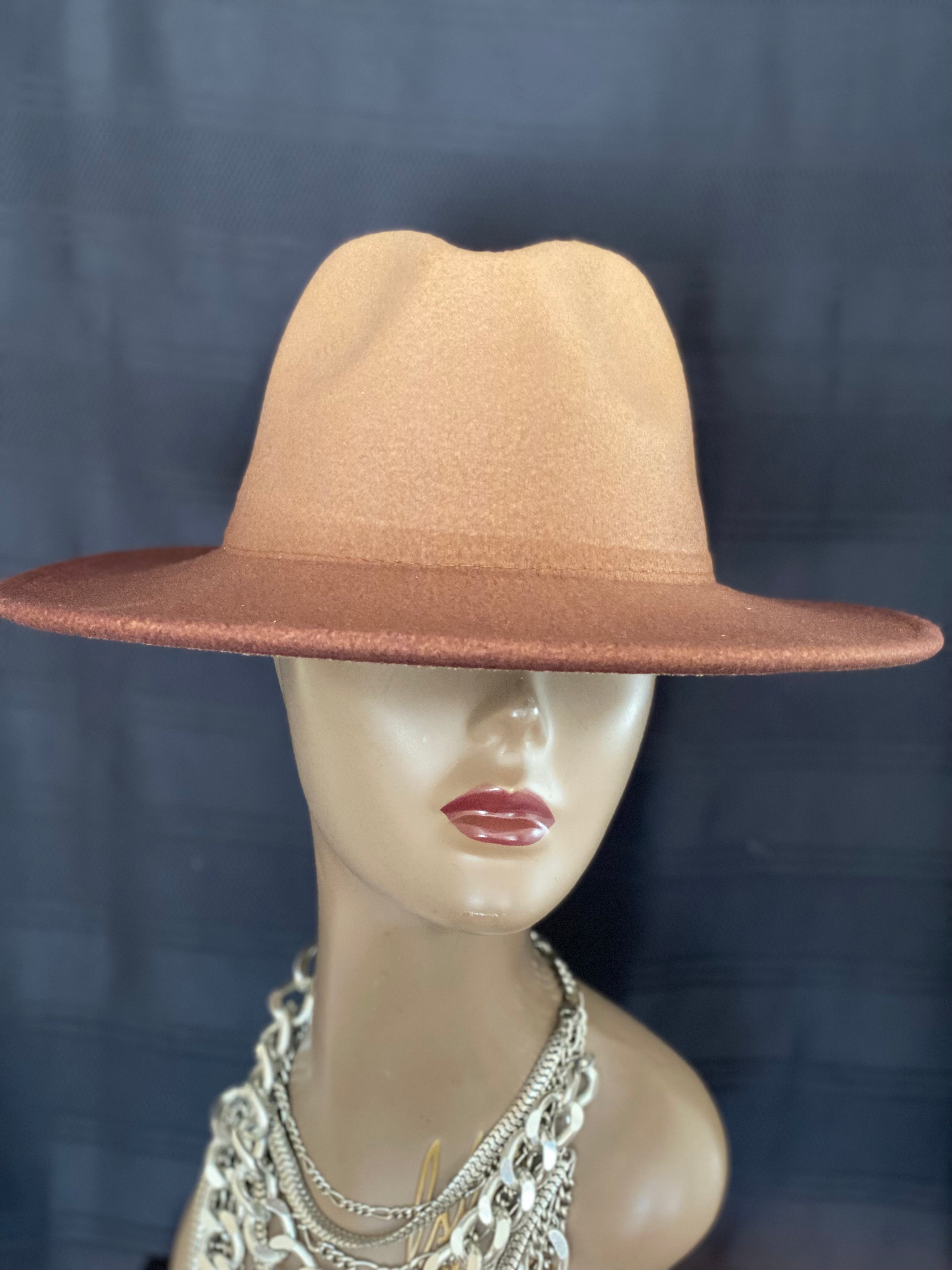 2 Tone Ombré Fedoras