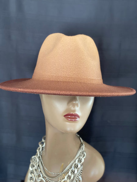 2 Tone Ombré Fedoras