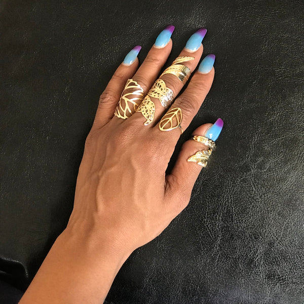 “Wrapped Up” Ring Set