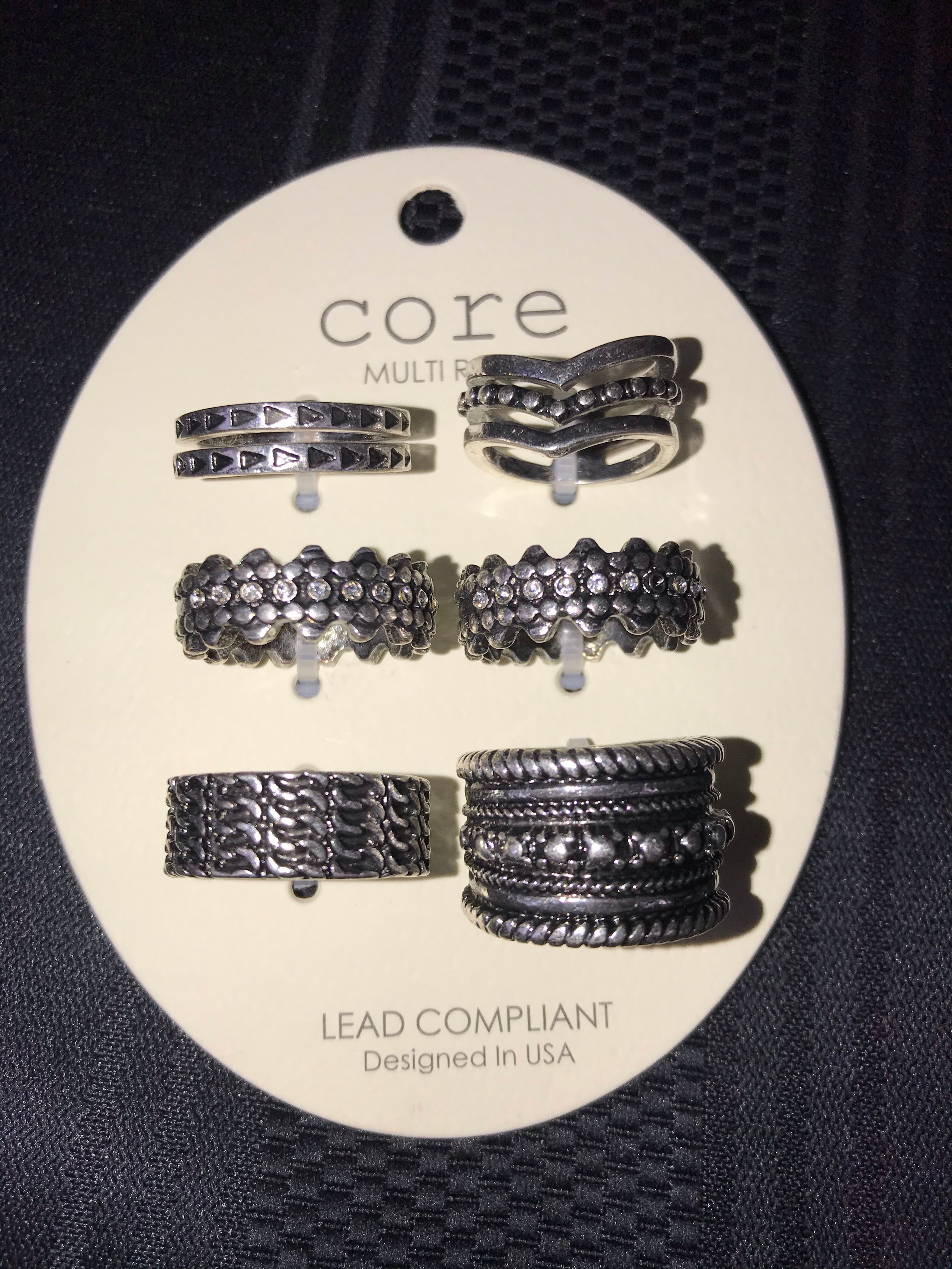 7 Piece Vintage Ring Set