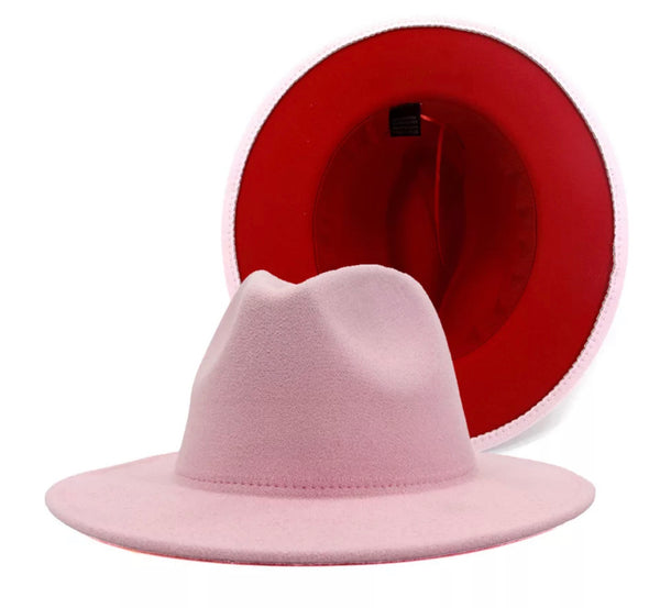 “Bossy” Red Bottom Fedora