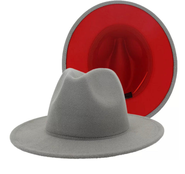 “Bossy” Red Bottom Fedora