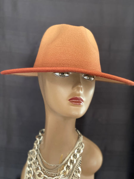 2 Tone Ombré Fedoras