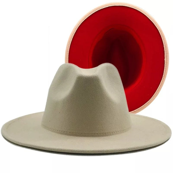“Bossy” Red Bottom Fedora