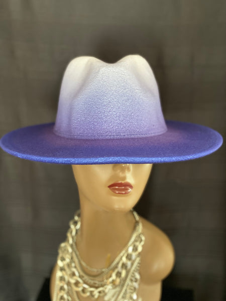 2 Tone Ombré Fedoras