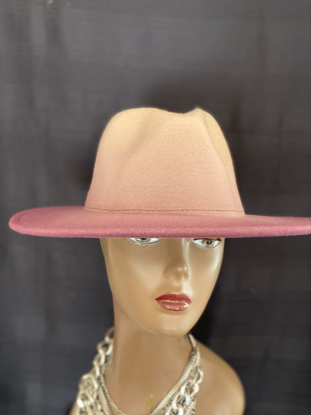 2 Tone Ombré Fedoras